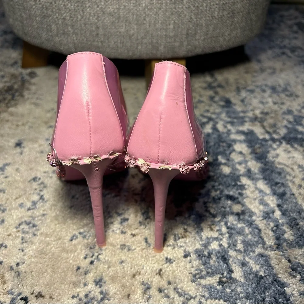 Steve Madden Vyper Dusty Clear Pink Pumps Size 6.5 - Picture 8 of 15